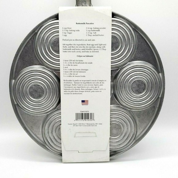 Nordic Ware Holiday Snowman Angel Pancake Pan Cast Aluminum Non-stick - Picture 4 of 13